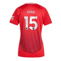 Manchester United Leny Yoro #15 Replica Home Shirt Ladies 2024-25 Short Sleeve